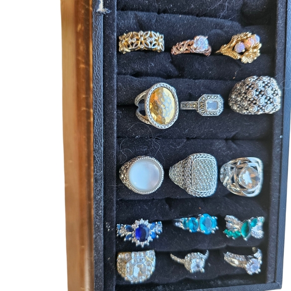 Jewelry Bundle 30 Rings Lot Size 6 To 10 - Picture 7 of 15